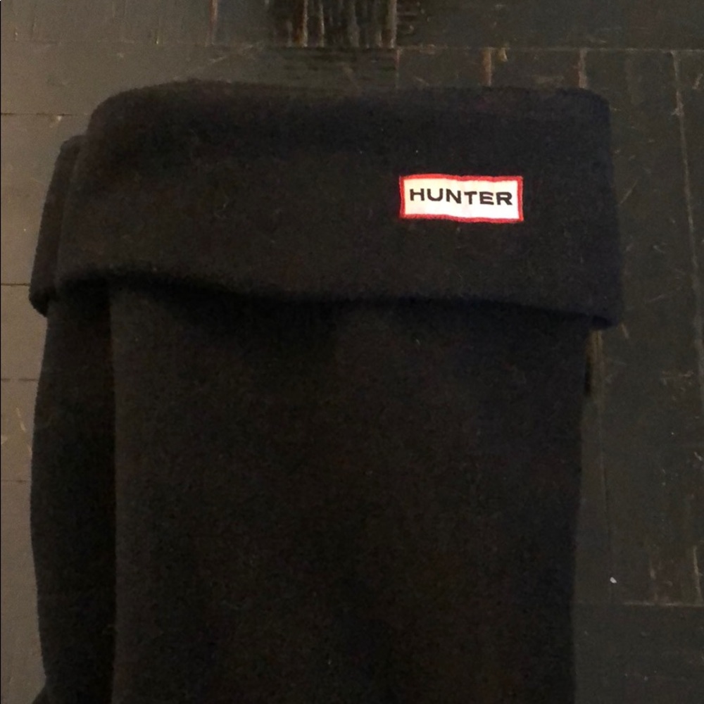 Hunter Black Socks size Medium